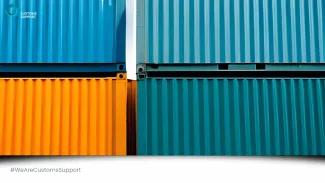 Containers connecting together